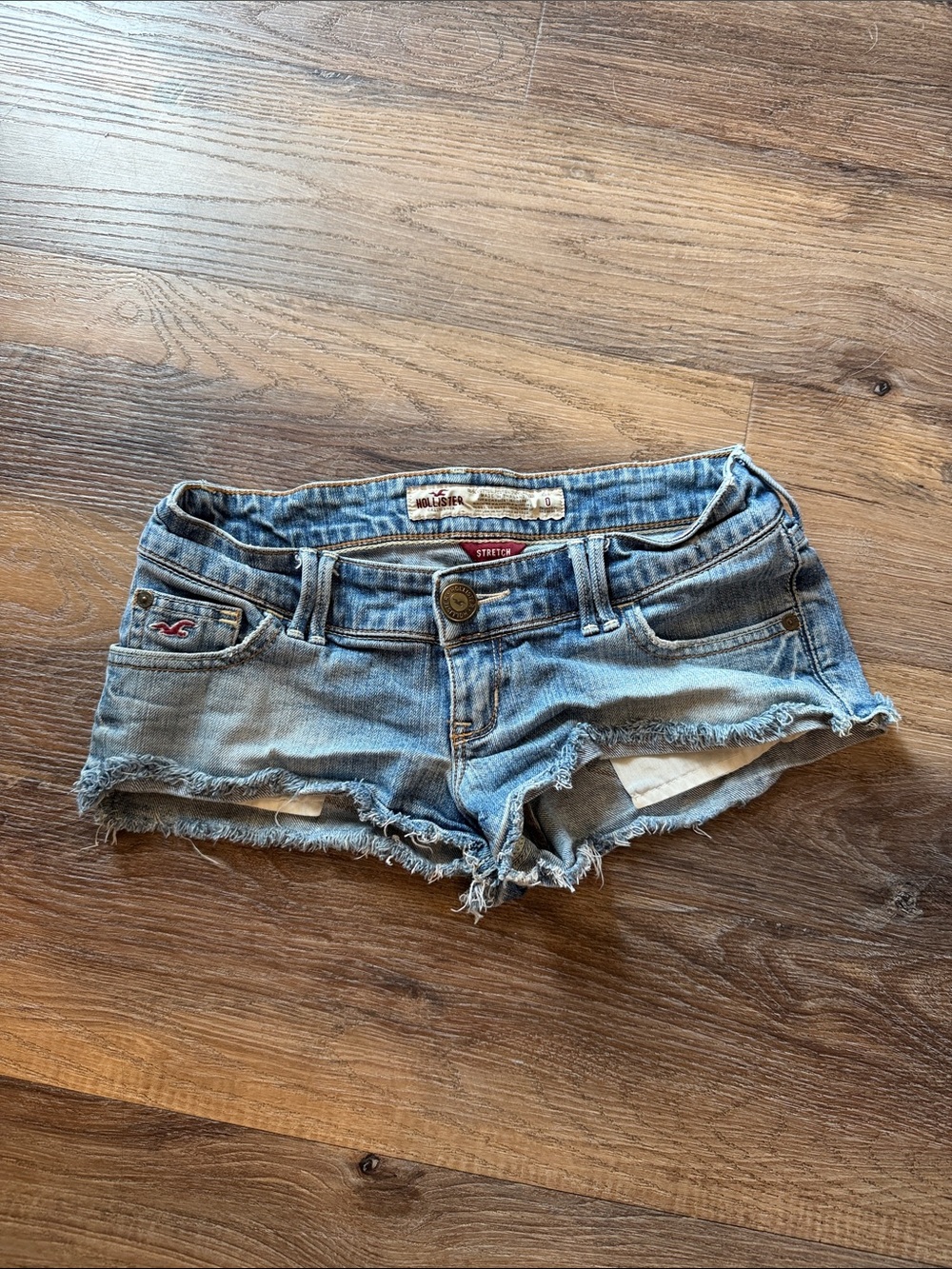 Vintage Extra short extra low rise hollister shorts